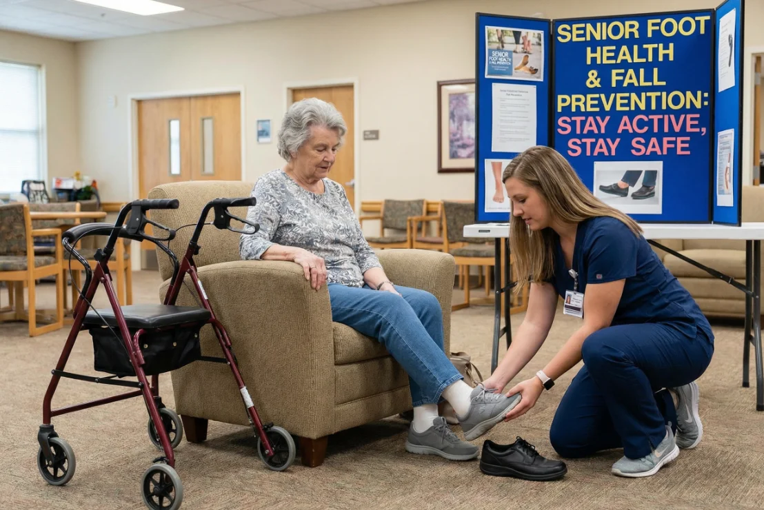 The Foundation of Independence Senior Foot Health and Fall Prevention